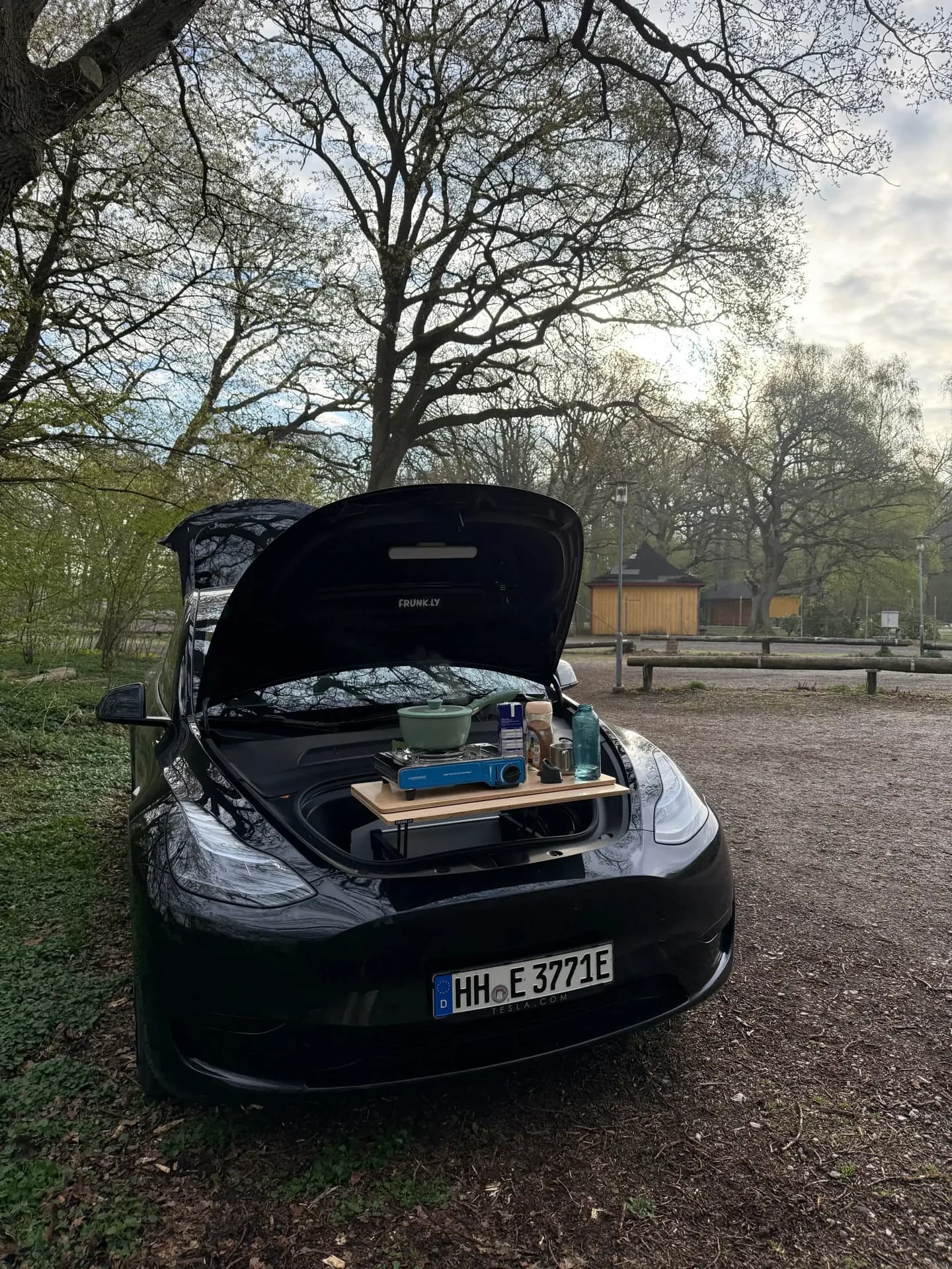 Morgenkaffee im Grünen