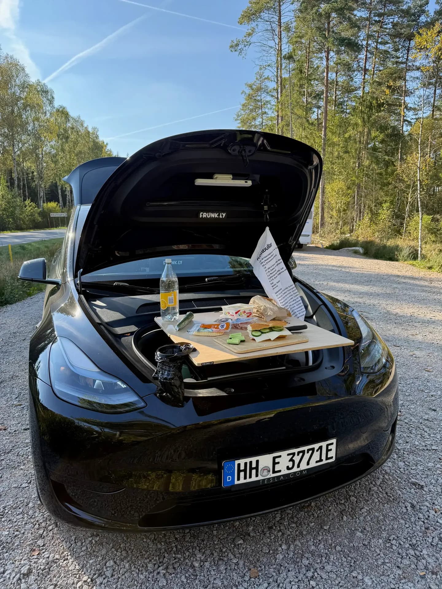 Mittagspause im Wald